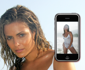 Clara MORGANE plus belle sur votre iPhone avec SONACOM Clara MORGANE plus belle sur votre iPhone avec SONACOM