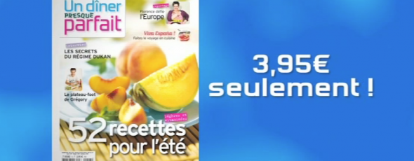 Un Dîner Presque Parfait avec une voix off préparé chez Sonacom