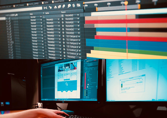 contenus vidéo et graphique