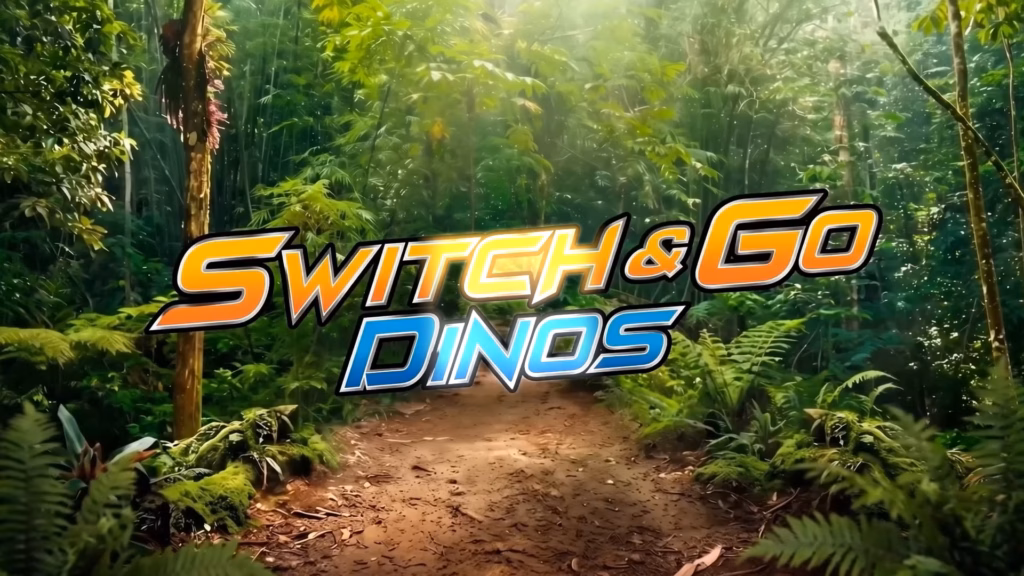Logo Switch & Go Dinos dans une jungle, spot TV VTech réalisé par Sonacom